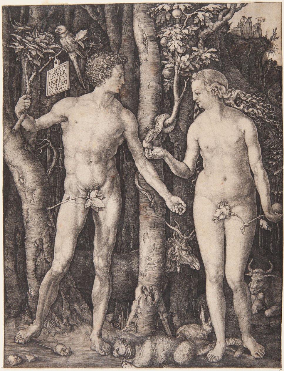 Adão e Eva de Albrecht Dürer