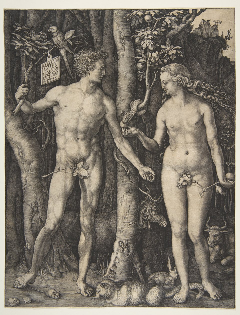 Adão e Eva de Albrecht Dürer