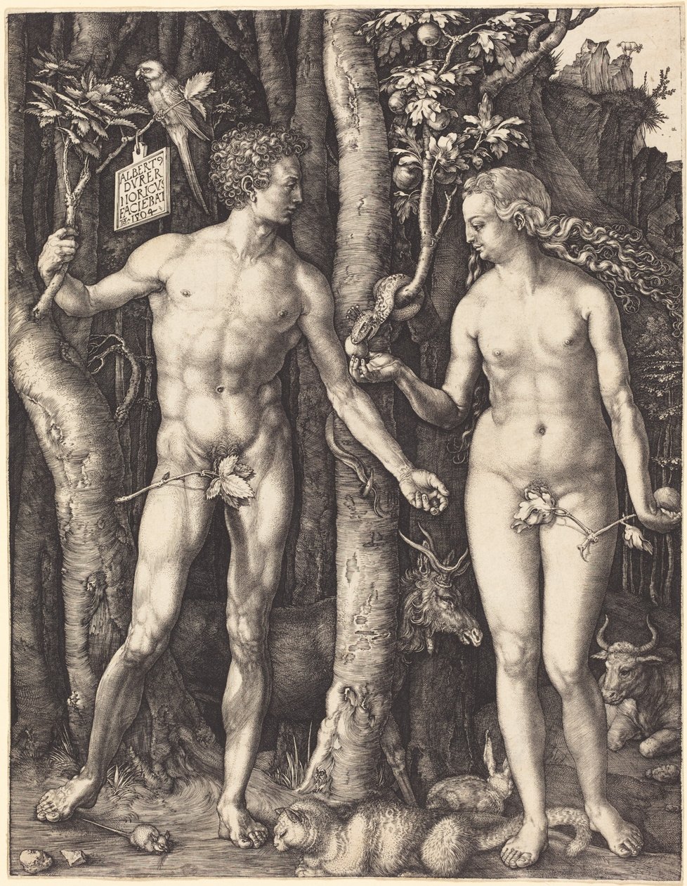 Adão e Eva de Albrecht Dürer