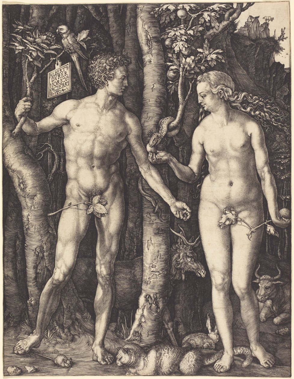 Adão e Eva de Albrecht Dürer