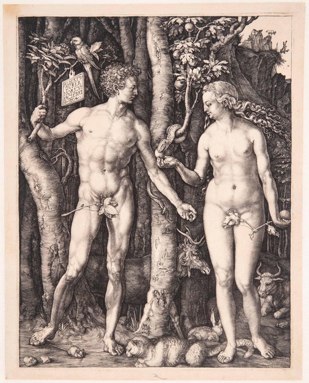 Adão e Eva de Albrecht Dürer