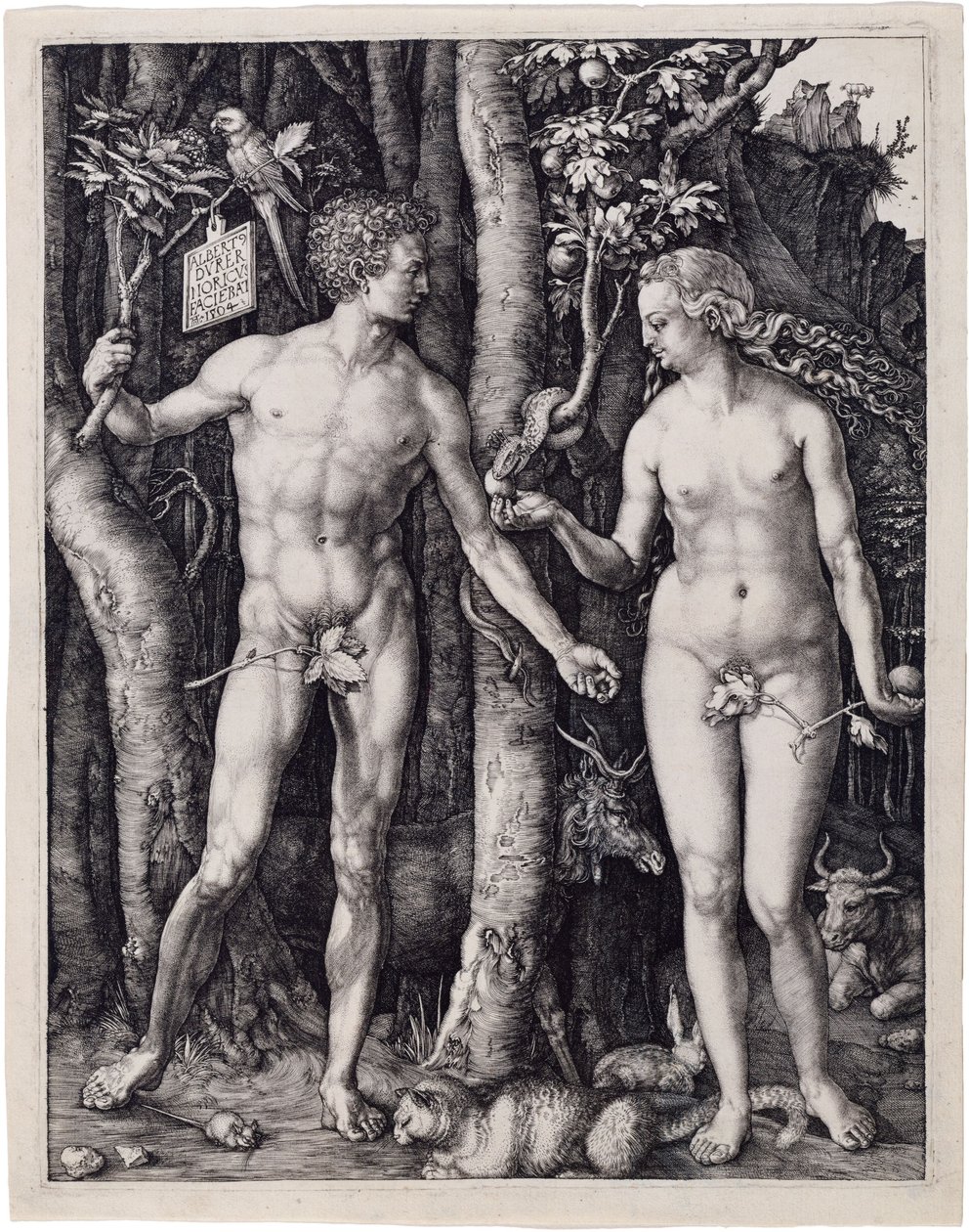 Adão e Eva de Albrecht Dürer