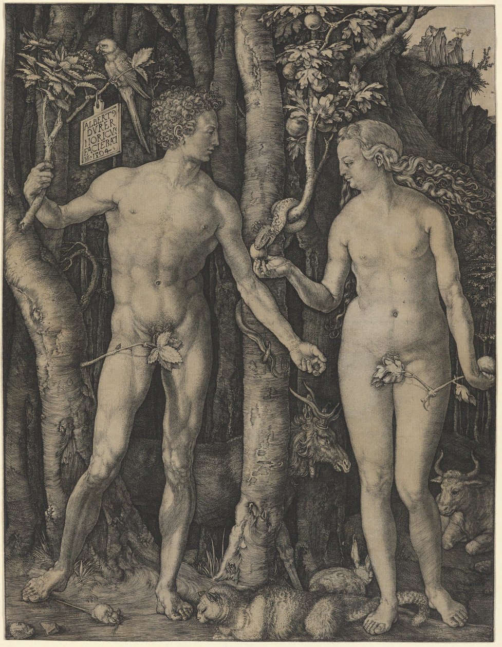 Adão e Eva de Albrecht Dürer