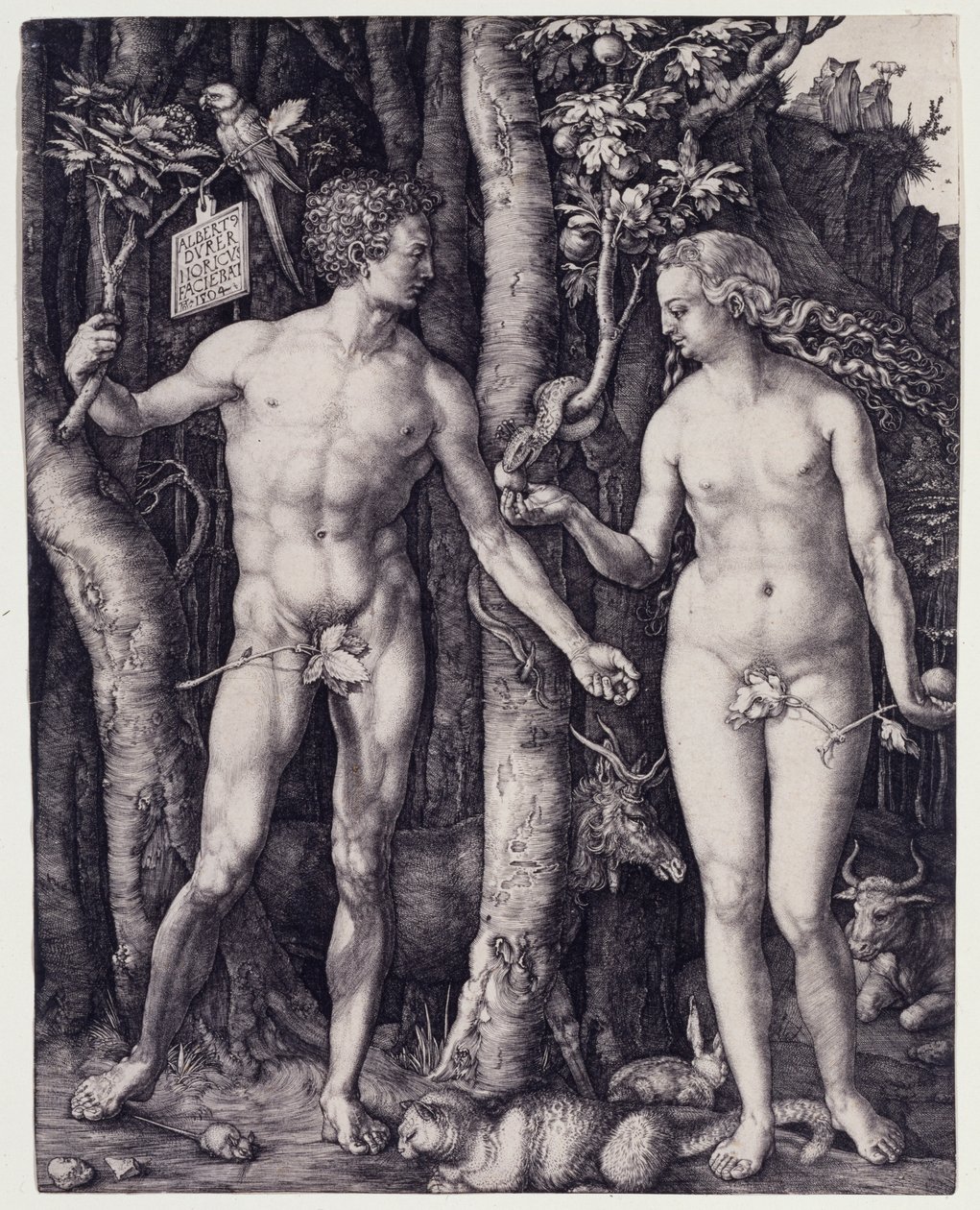 Adão e Eva de Albrecht Dürer