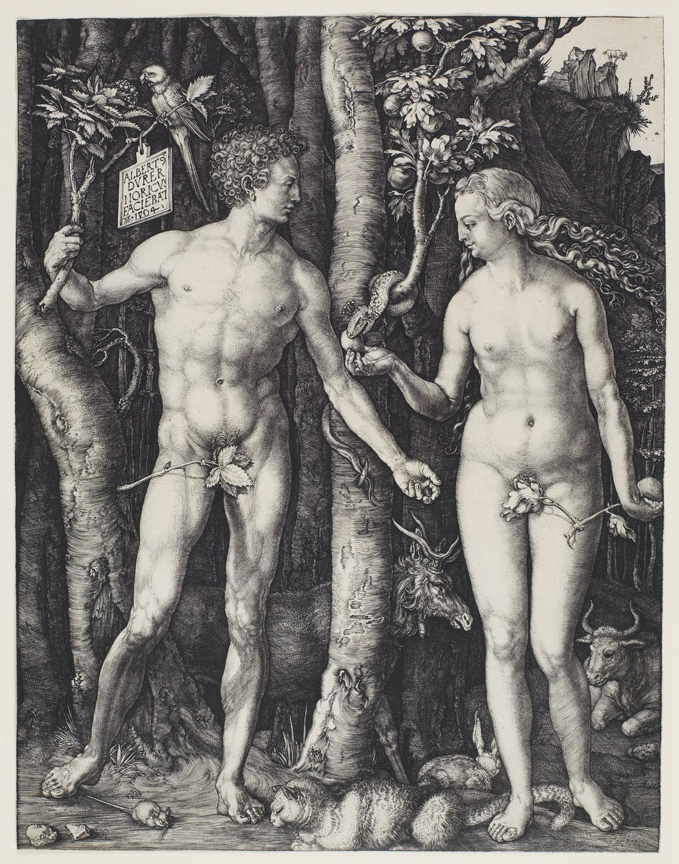 Adão e Eva de Albrecht Dürer