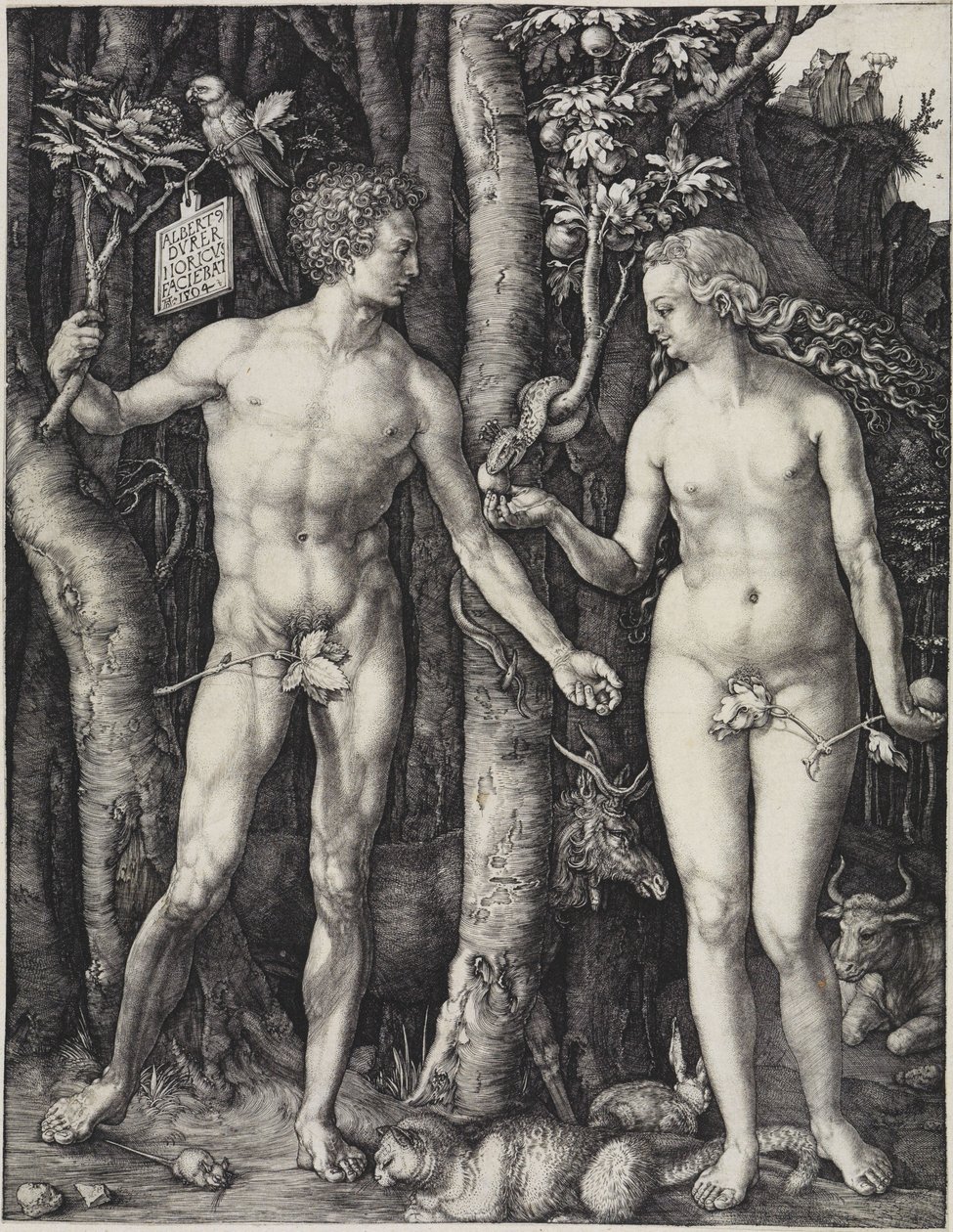 Adão e Eva de Albrecht Dürer
