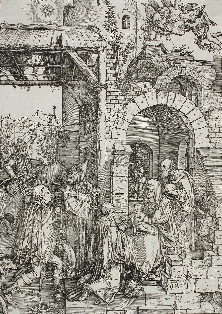 Adoração dos Magos de Albrecht Dürer