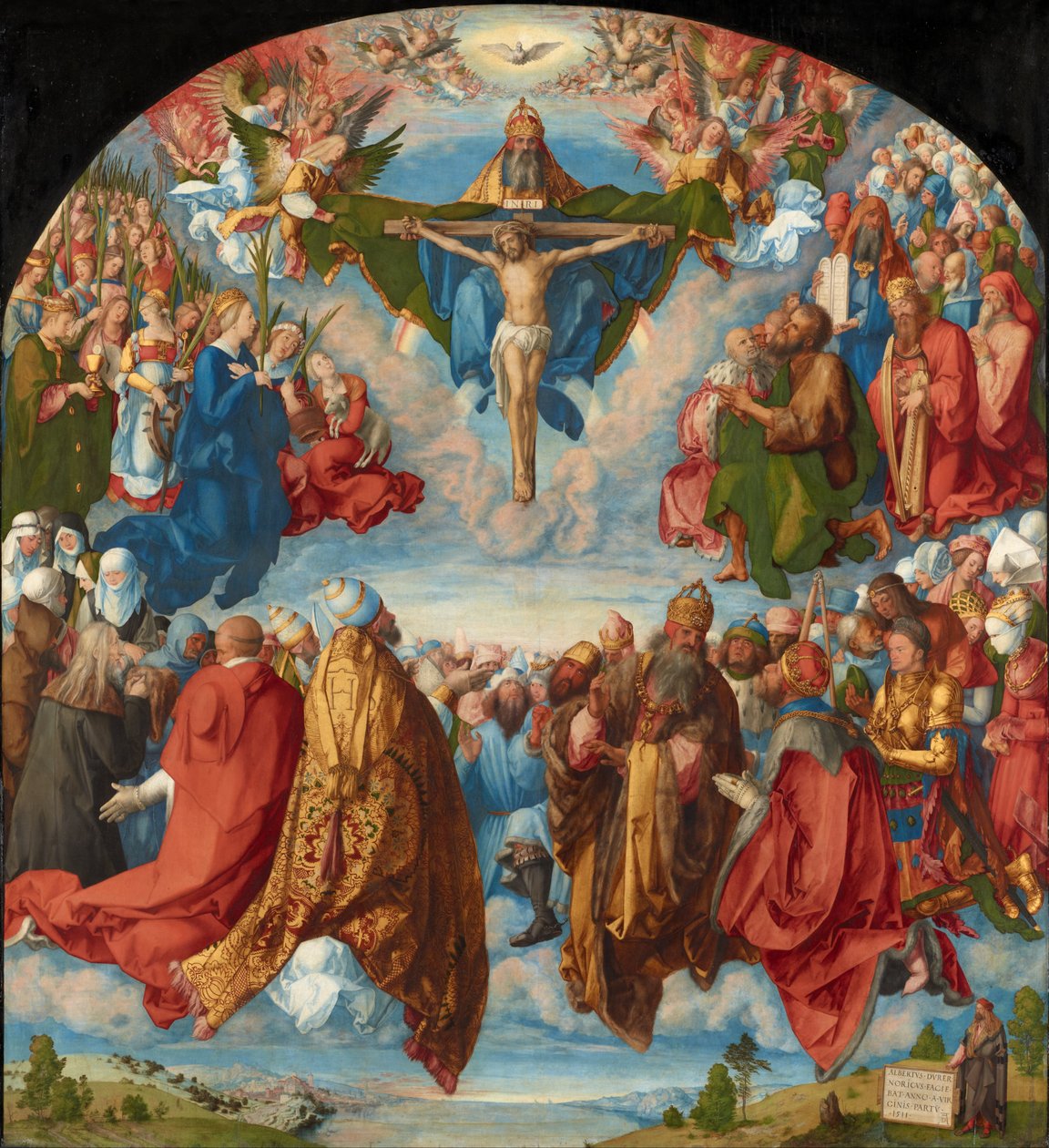 Adoração da Trindade  de Albrecht Dürer