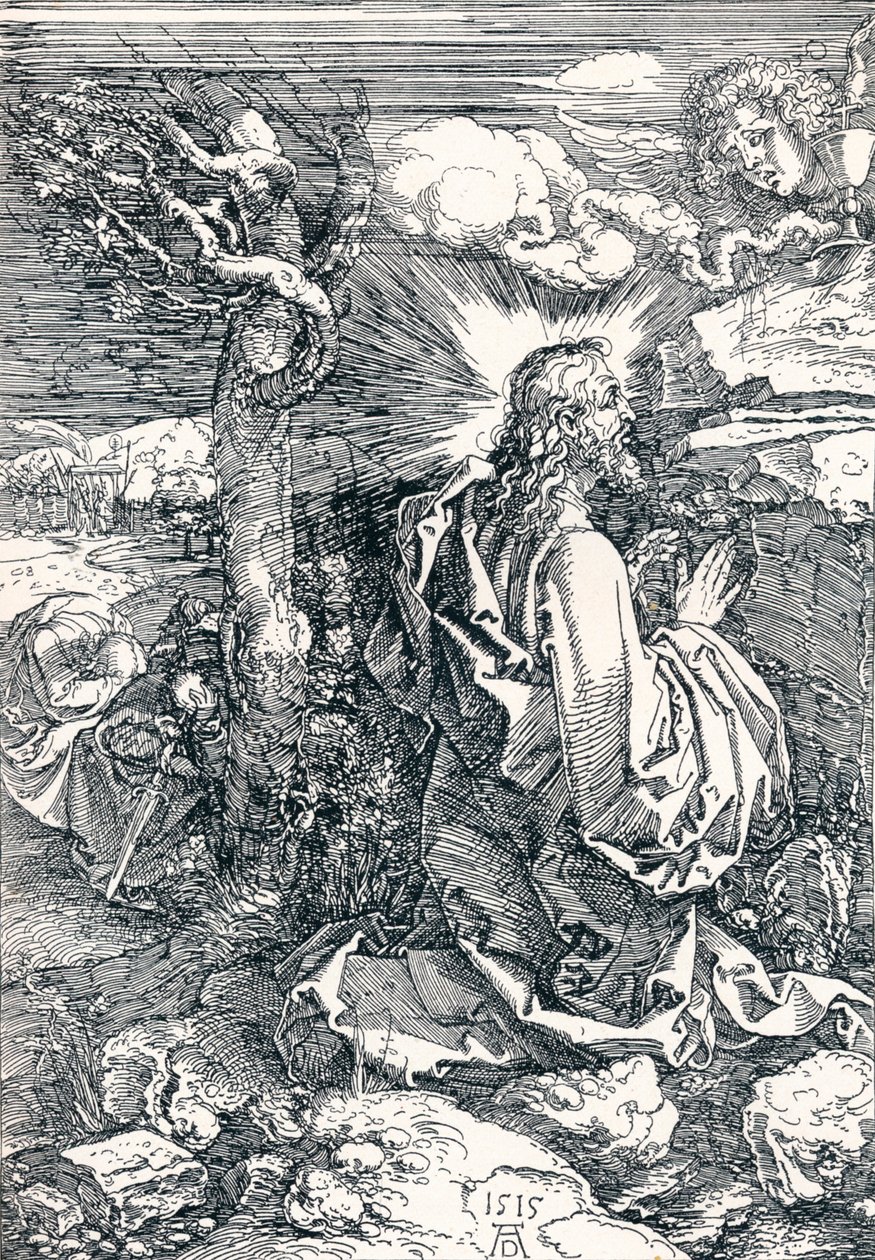 Agonia no Jardim, 1515 1906 de Albrecht Dürer