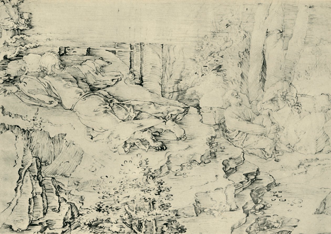 Agonia no Jardim, 1521, 1943. de Albrecht Dürer