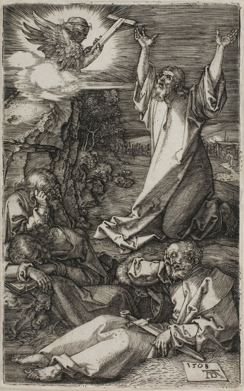 Agonia no Jardim, de A Paixão Gravada de Albrecht Dürer