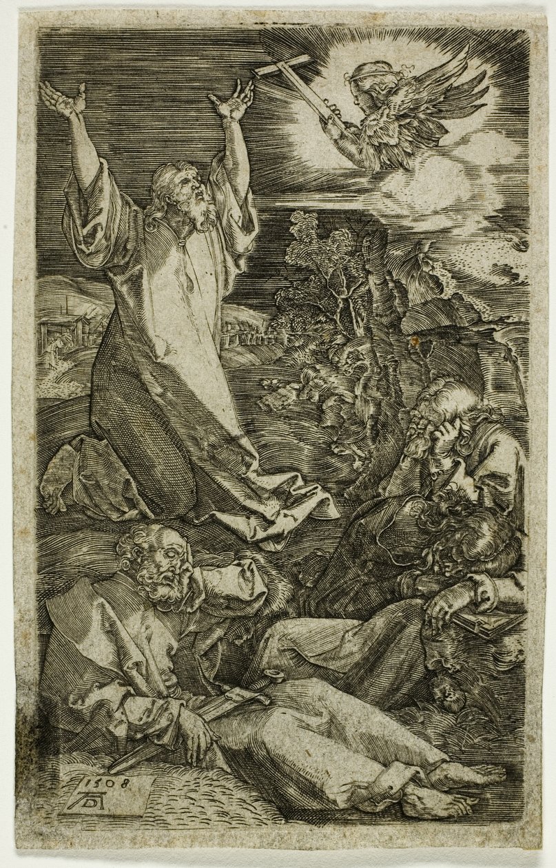 Agonia no Jardim, da Paixão Gravada de Albrecht Dürer