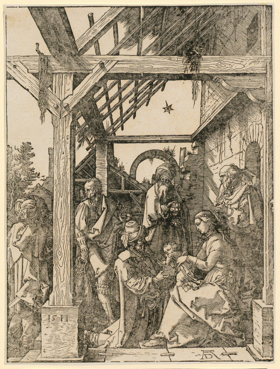 Adoração dos Reis Magos de Albrecht Dürer