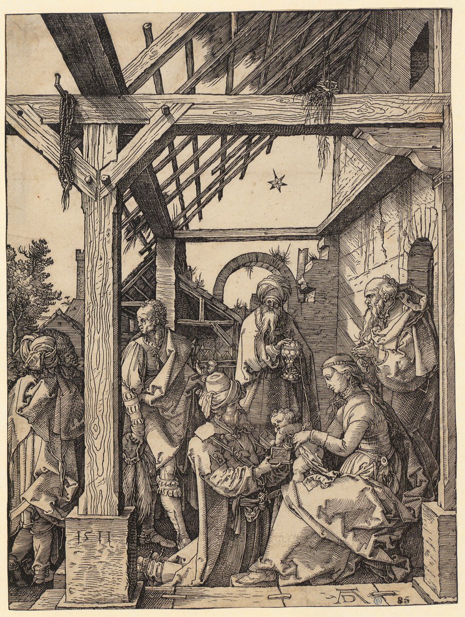 Adoração dos Reis Magos de Albrecht Dürer