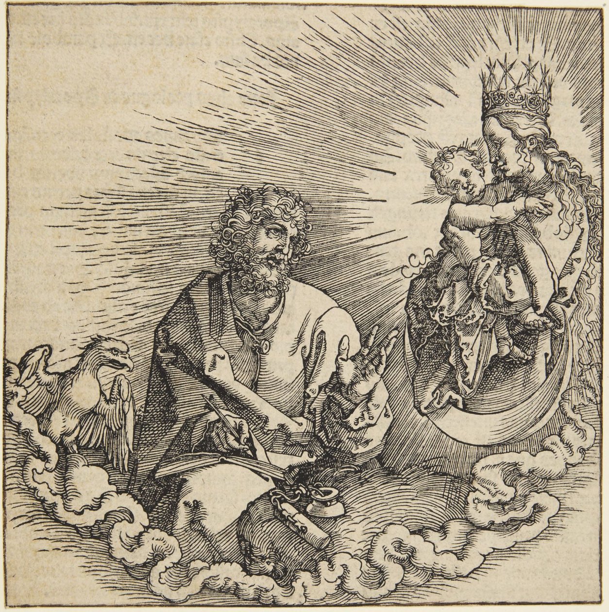 Apocalipse de São João (página de título) de Albrecht Dürer
