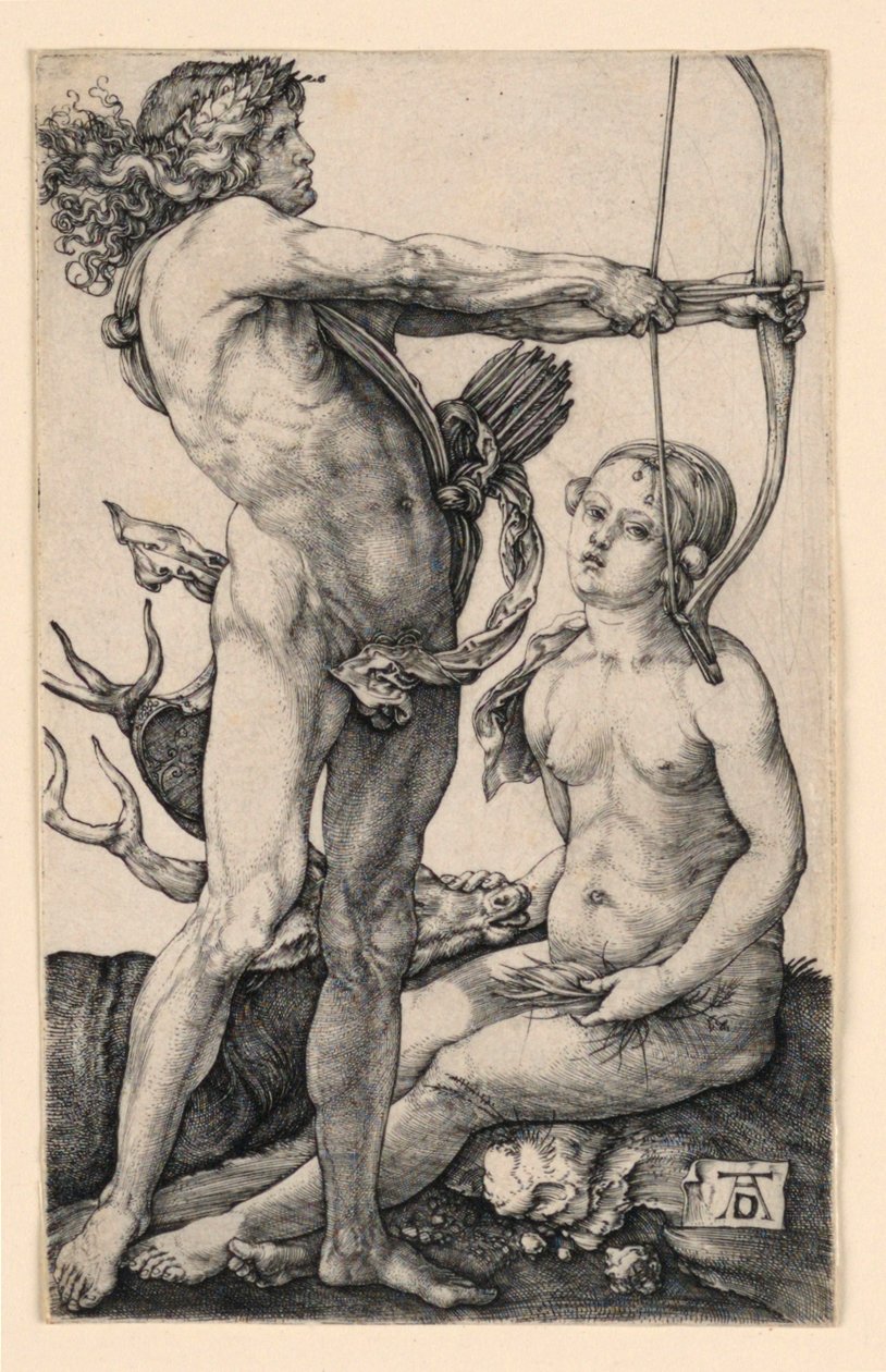 Apolo e Diana de Albrecht Dürer