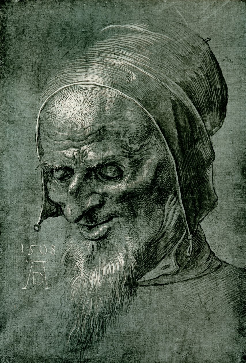 Cabeça do apóstolo de 1508 de Albrecht Dürer