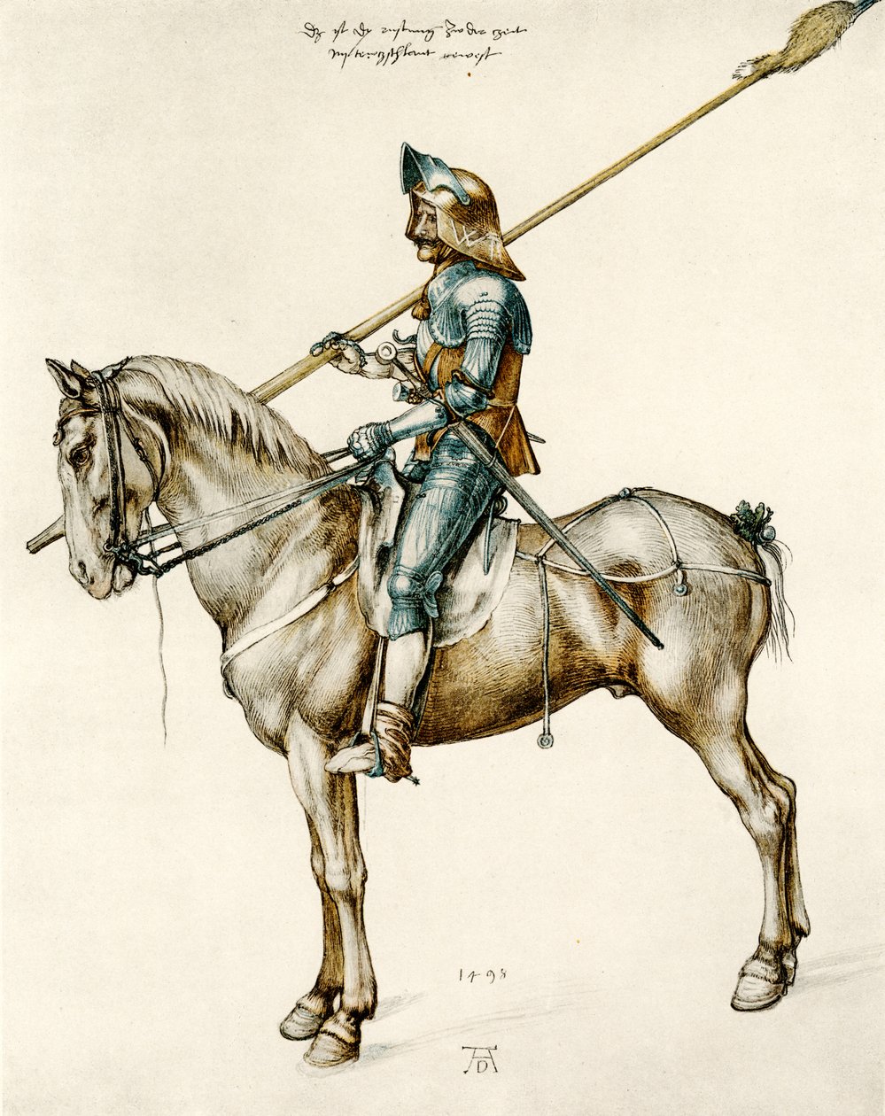 Armadura de um cavaleiro alemão de Albrecht Dürer