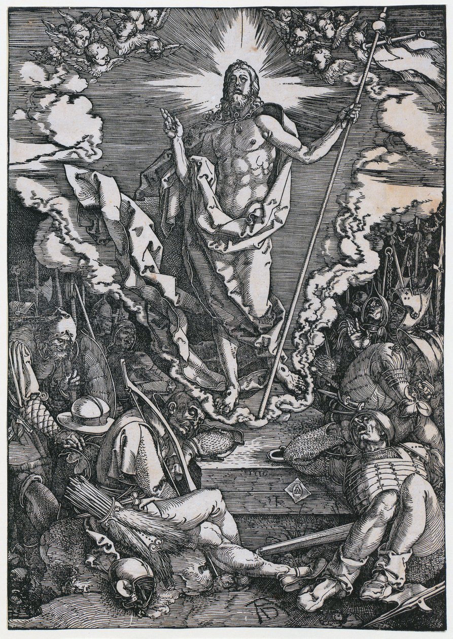 A Ressurreição de Cristo, folha 12 da série «A Grande Paixão» de Albrecht Dürer