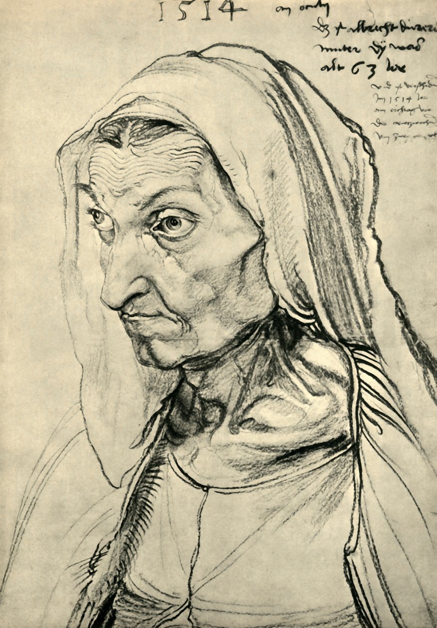 Barbara Dürer, 1514, 1943. de Albrecht Dürer