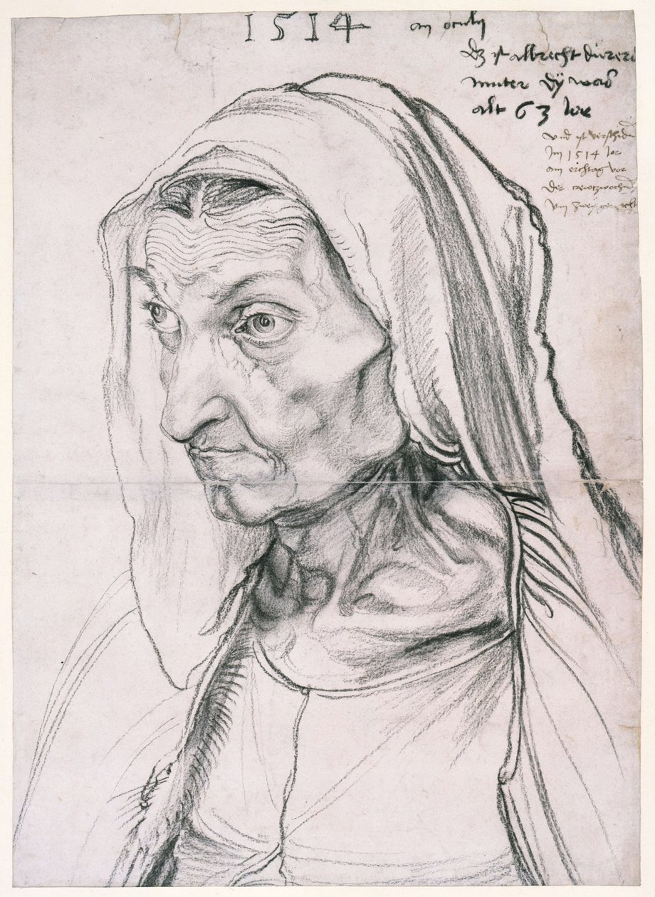 Barbara Dürer, nascida Holper / Barbara Dürer, mãe do artista de Albrecht Dürer