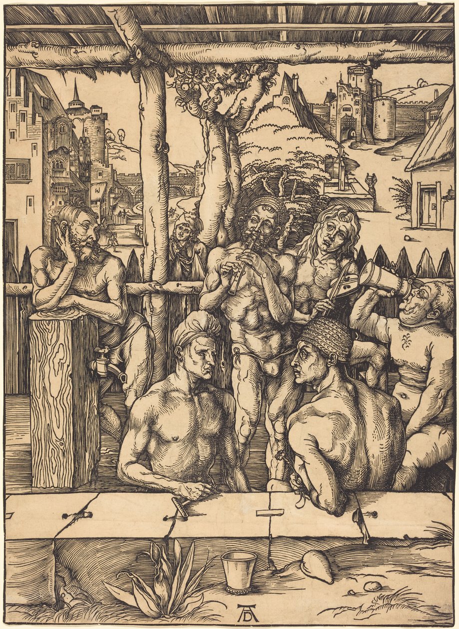 O banho dos homens de Albrecht Dürer