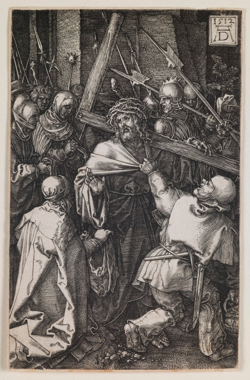 Rolamento da Cruz, da série "A Paixão Gravada". de Albrecht Dürer