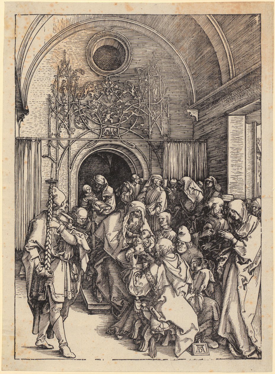 A circuncisão de Cristo, folha 11 da série «A Vida de Maria» de Albrecht Dürer
