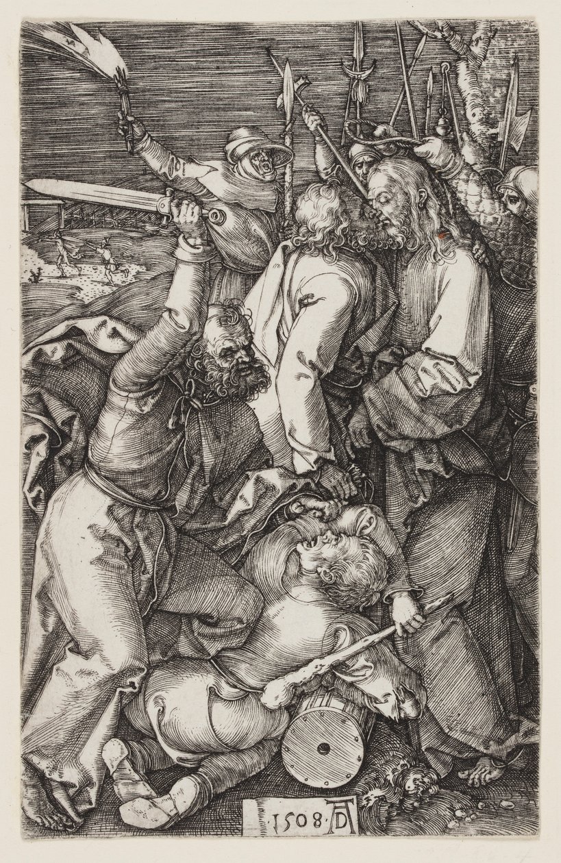 Traição de Cristo, de A Paixão Gravada de Albrecht Dürer