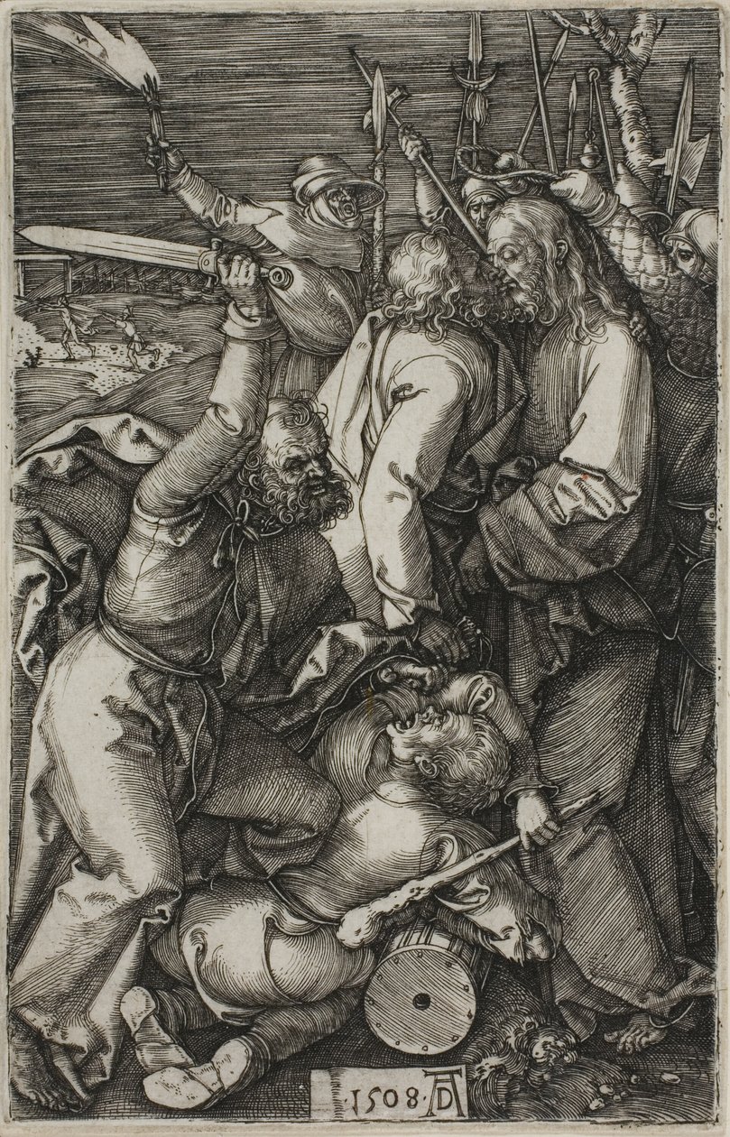 Traição de Cristo, de A Paixão Gravada de Albrecht Dürer
