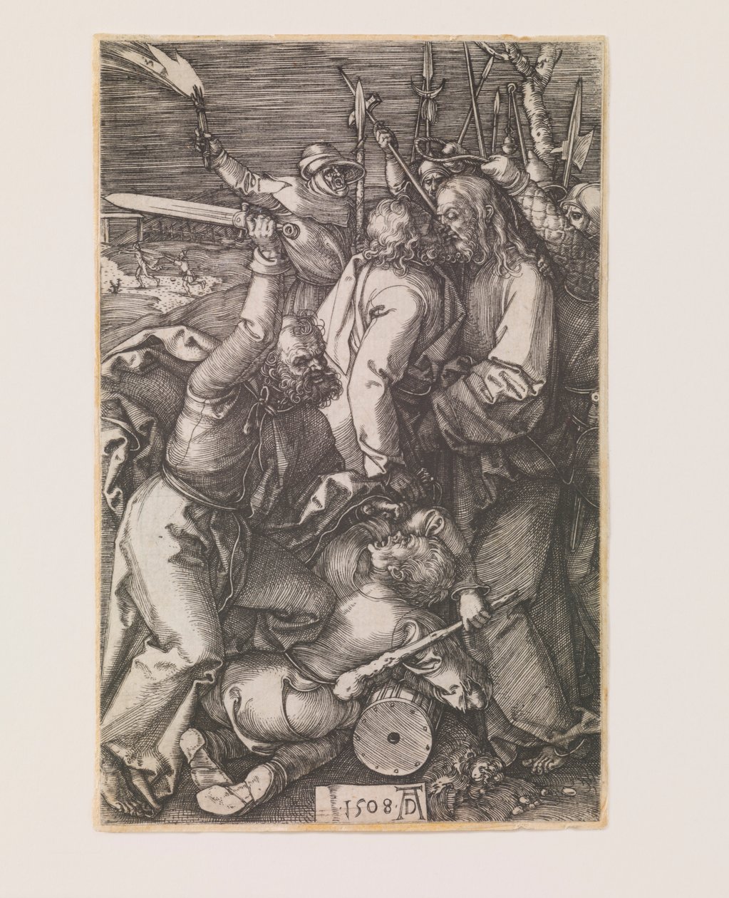 Traição de Cristo, da série "A Paixão Gravada". de Albrecht Dürer