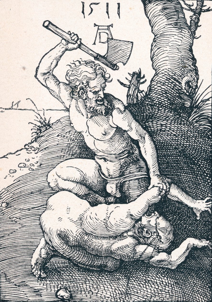 Caim matando Abel, 1511 1906 de Albrecht Dürer