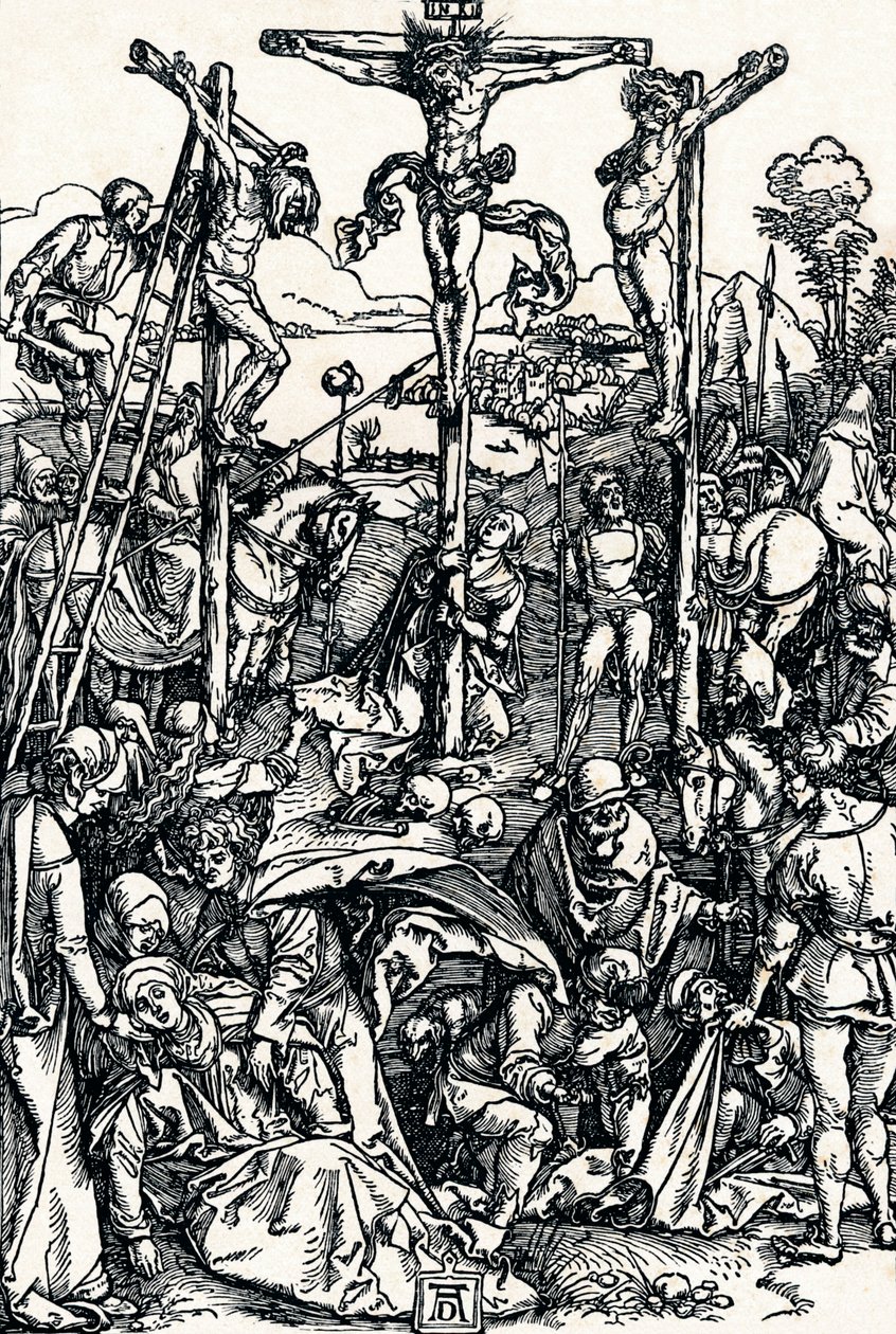 Calvário com as Três Cruzes, 1504 1906 de Albrecht Dürer