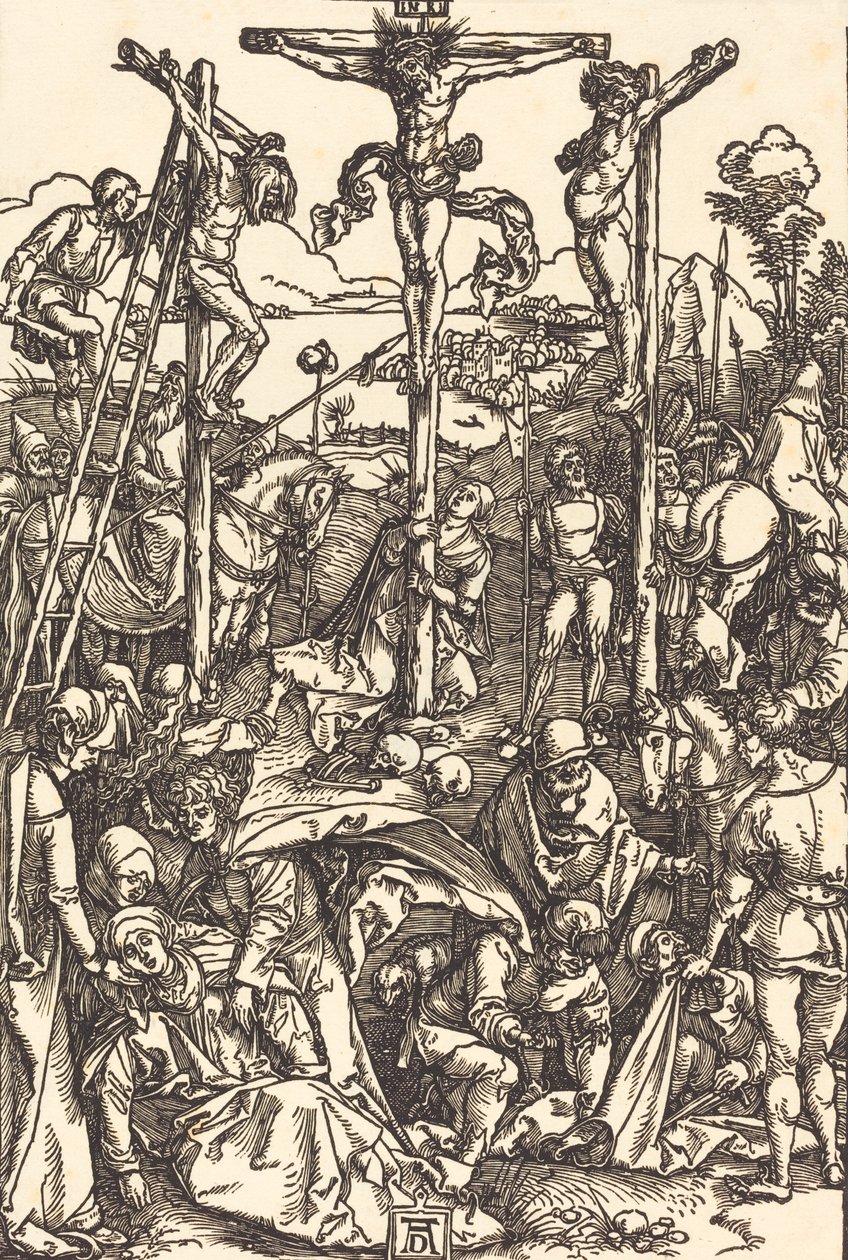 Calvário com as Três Cruzes, c. 15041505. de Albrecht Dürer