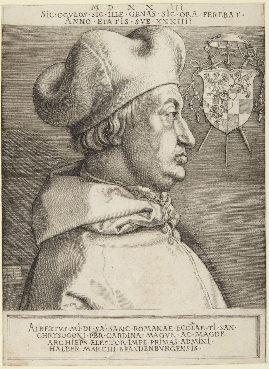 Cardeal Albrecht de Brandemburgo de Albrecht Dürer