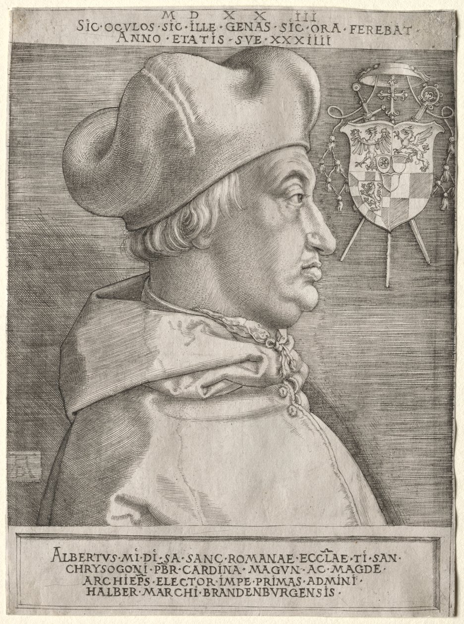 Cardeal Albrecht de Brandemburgo - O Grande Prato de Albrecht Dürer