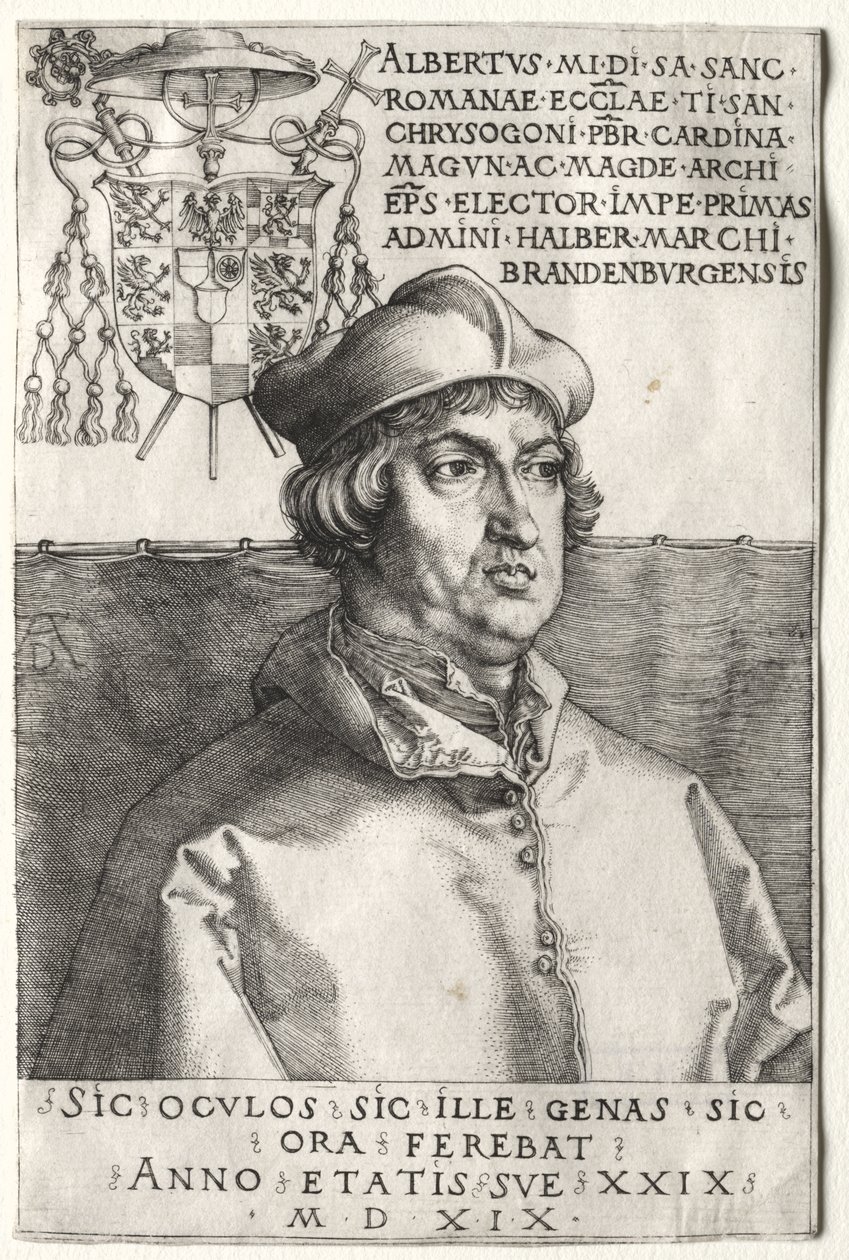 Cardeal Albrecht de Brandemburgo - A Pequena Placa de Albrecht Dürer