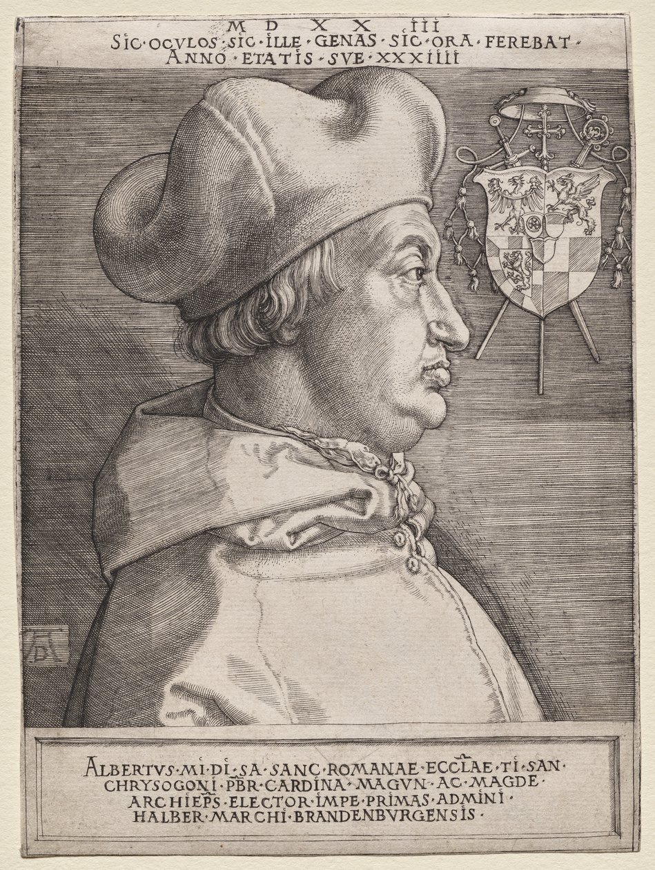 Cardeal Albrecht de Brandemburgo - o Grande Prato de Albrecht Dürer