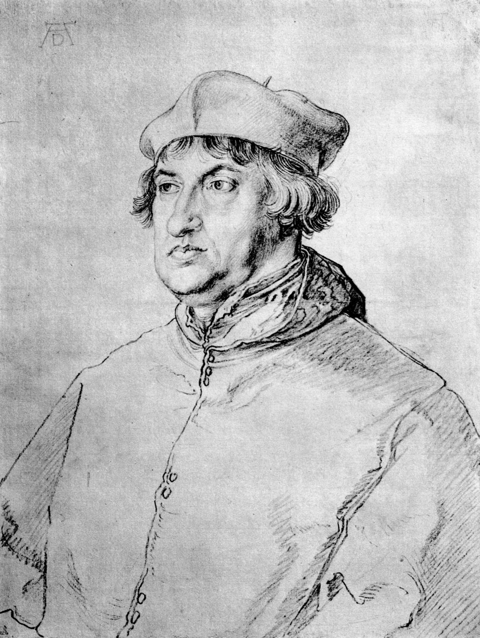 Cardeal Albrecht de Brandemburgo, 1518, 1936 de Albrecht Dürer