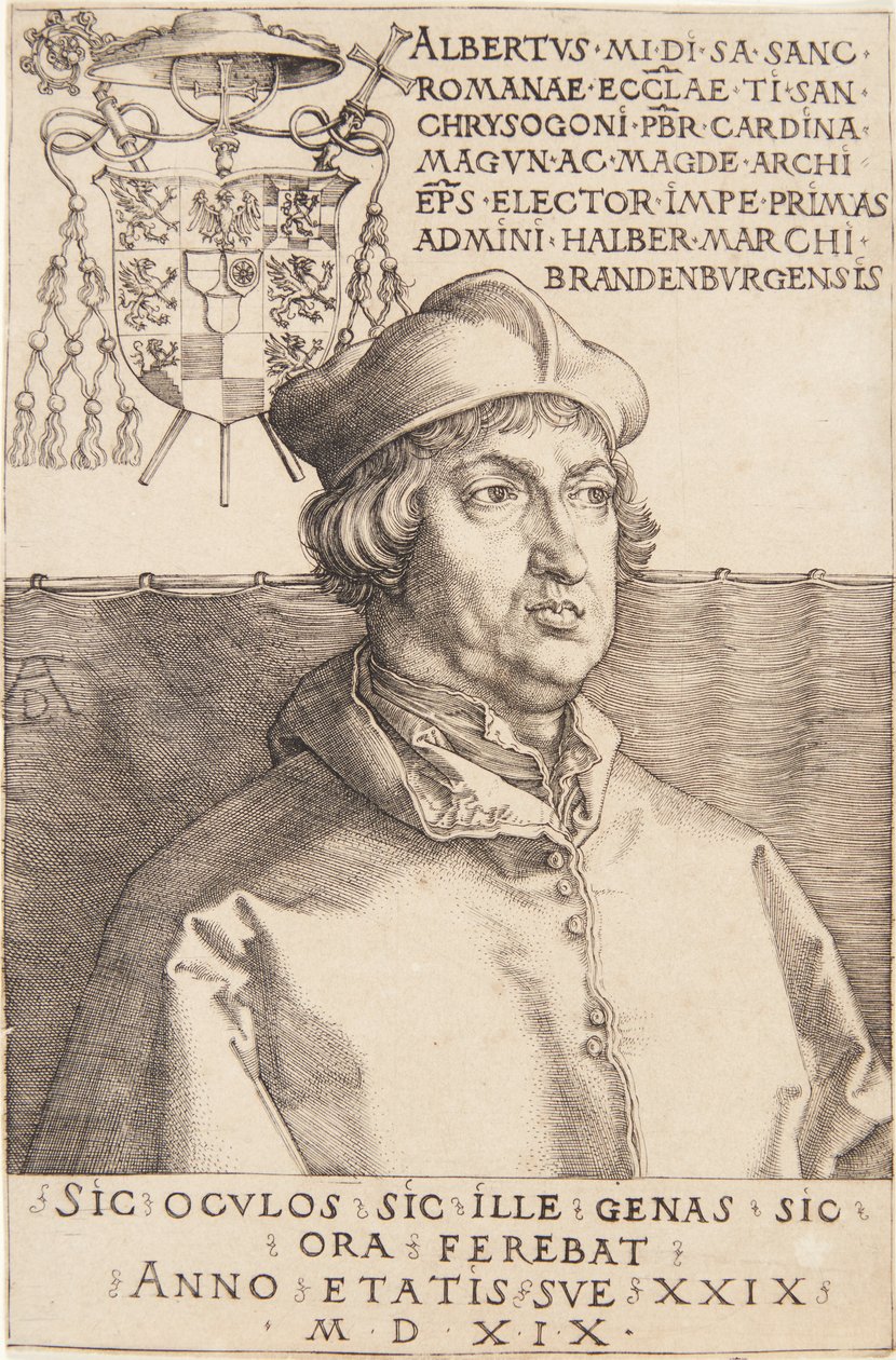 Cardeal Albrecht de Brandemburgo; ou O Pequeno Cardeal de Albrecht Dürer