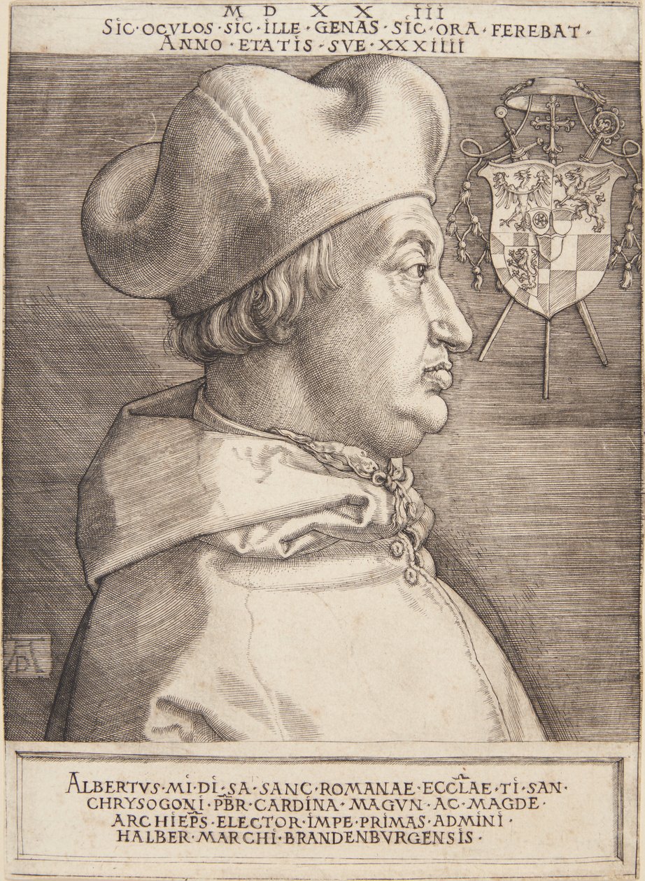 Cardeal Albrecht de Brandemburgo; ou o grande cardeal de Albrecht Dürer