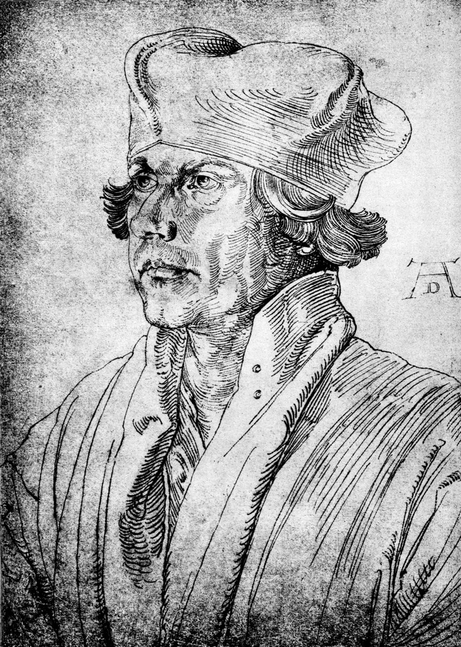 Cardeal Lang de Wellenburg, 1522, 1936 de Albrecht Dürer