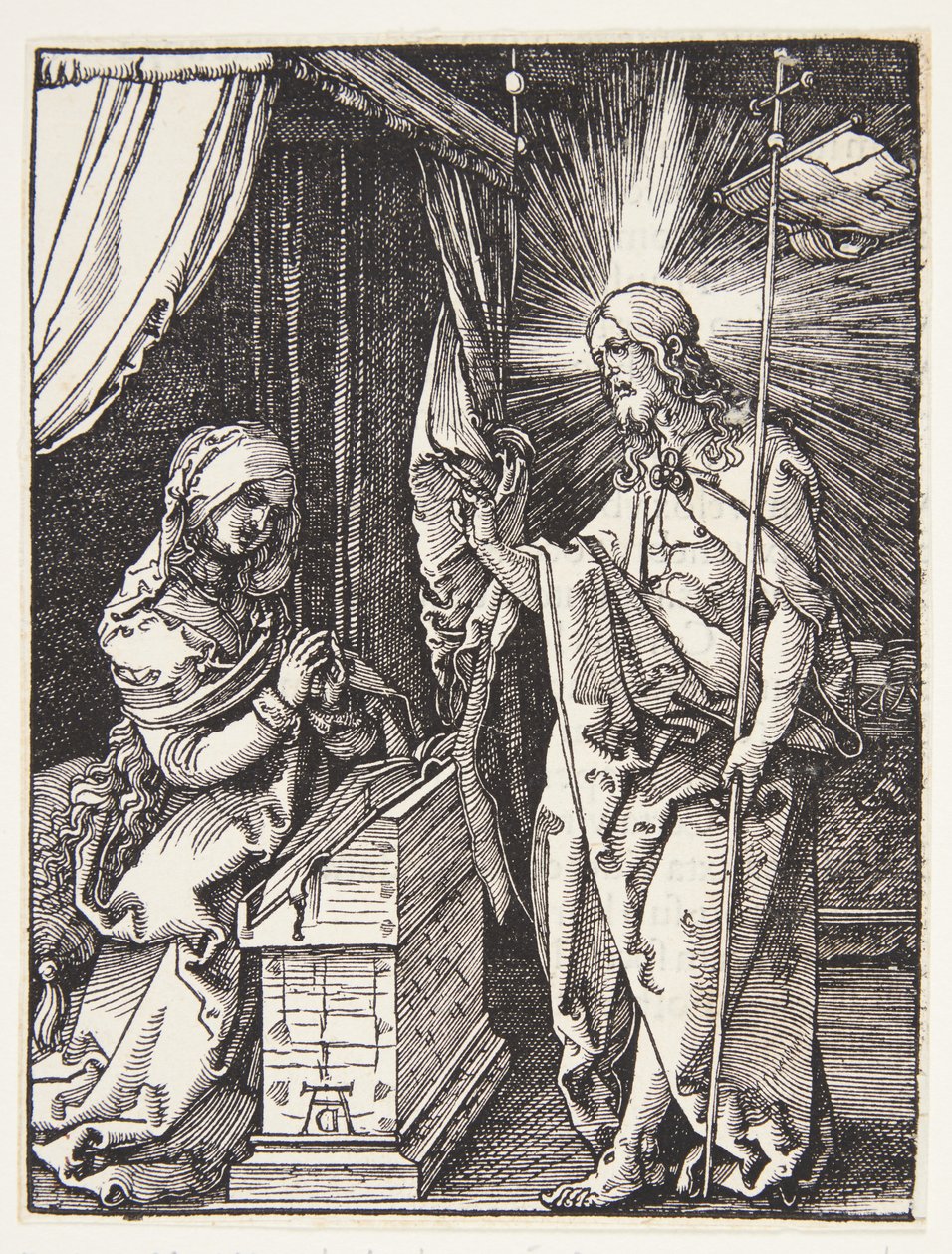 Cristo aparecendo para sua mãe de Albrecht Dürer