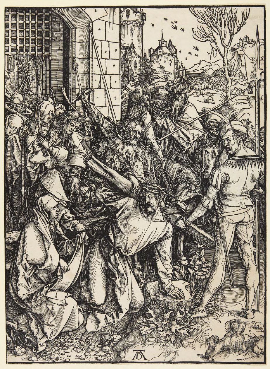 Cristo transportando a cruz de Albrecht Dürer
