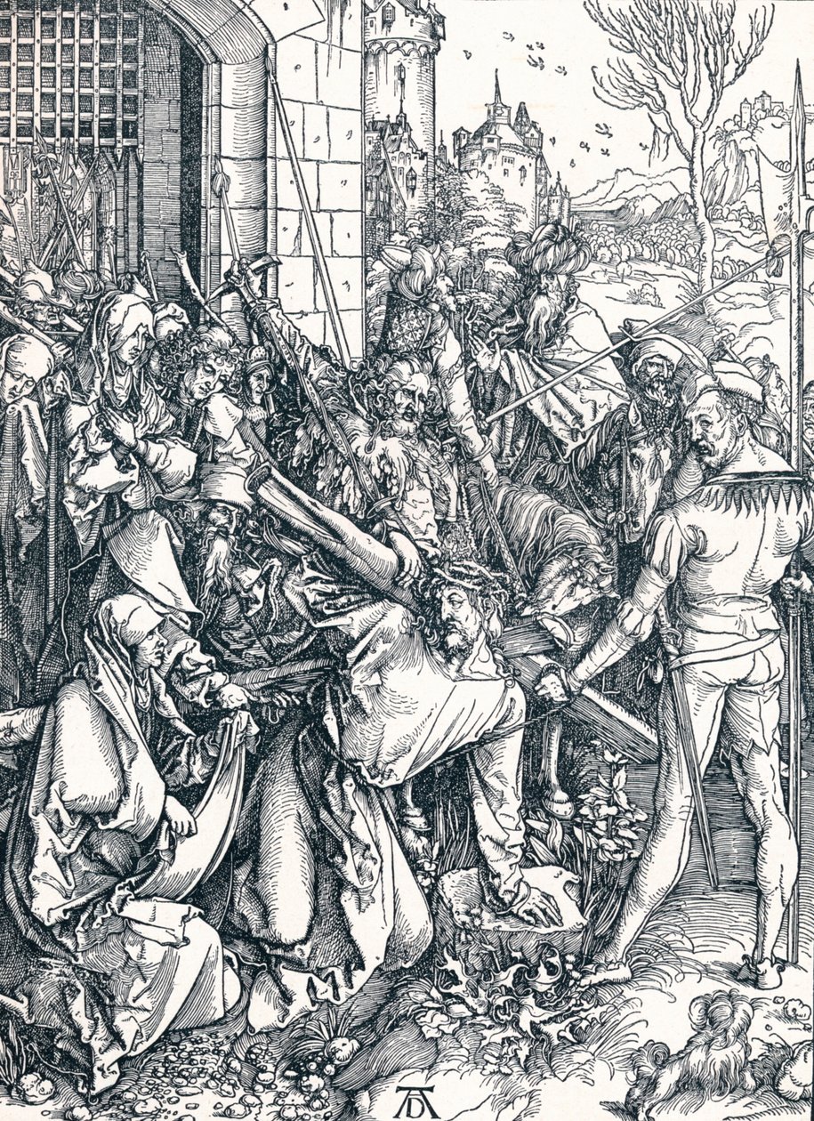 Cristo carregando a cruz, 1498 1906. de Albrecht Dürer
