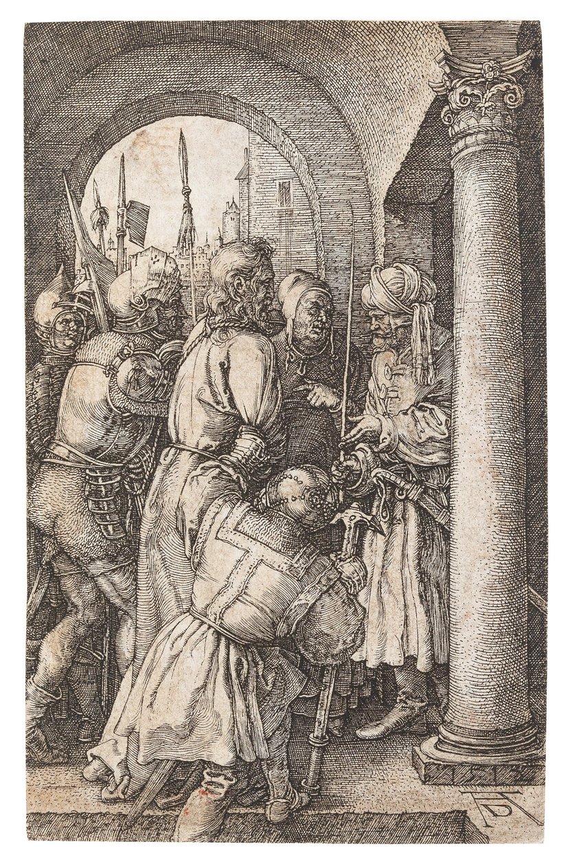 Cristo diante de Pilatos, 1512. de Albrecht Dürer