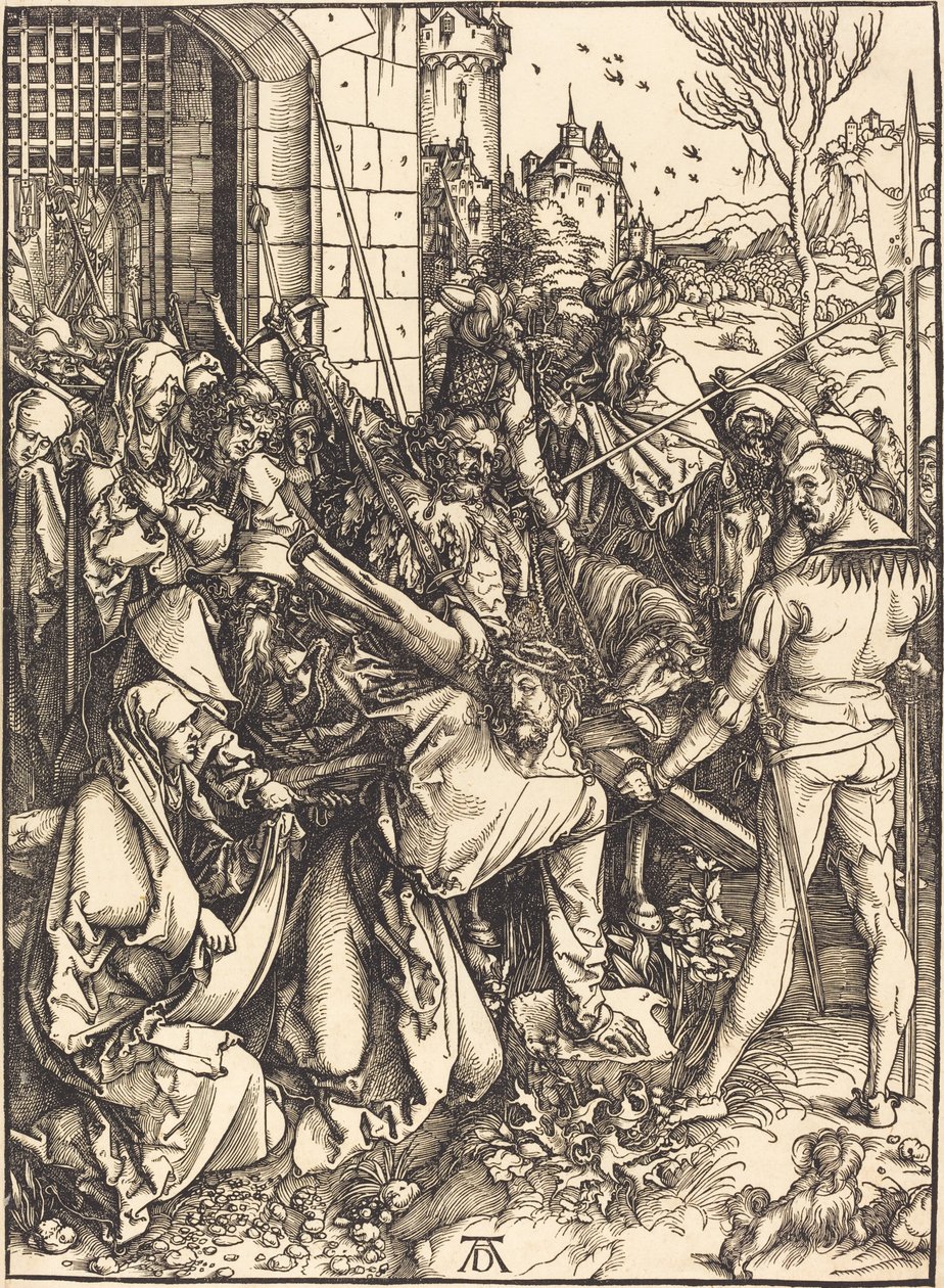 Cristo carregando a cruz de Albrecht Dürer