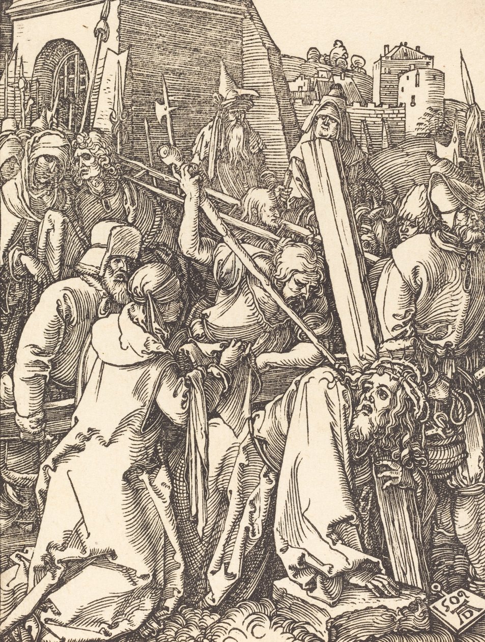 Cristo carregando a cruz, 1509. de Albrecht Dürer