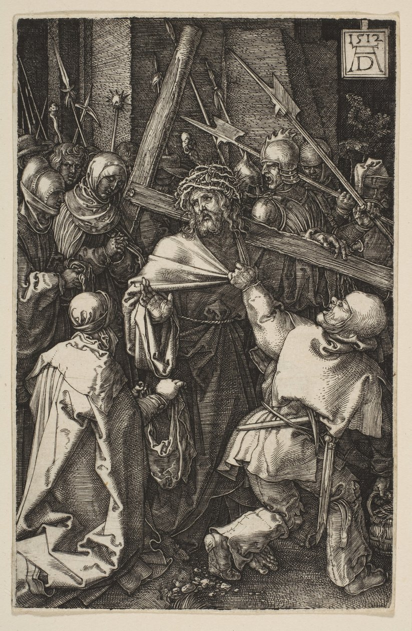 Cristo carregando a cruz, da Paixão, 1512. de Albrecht Dürer