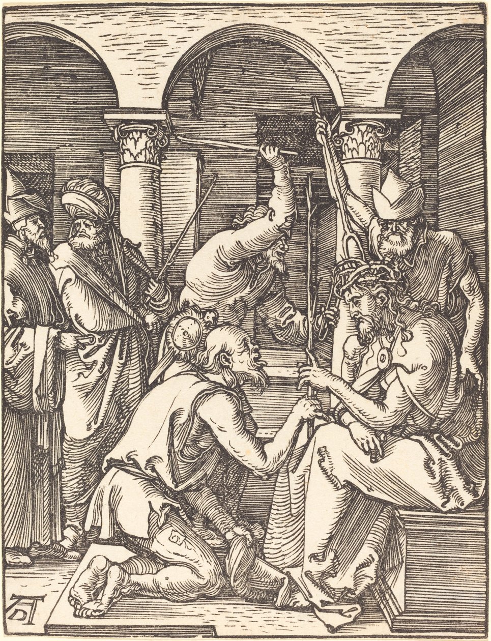Cristo coroado de espinhos de Albrecht Dürer
